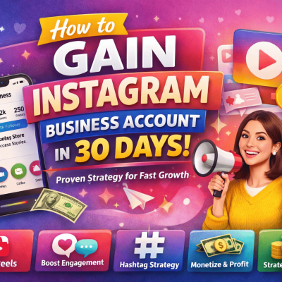 How to Grow an Instagram Business Account in 30 Days – Proven Strategy for Fast & Organic Growth