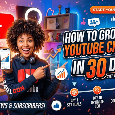 30-Day Youtube Channel Growth Roadmap: Step-by-Step Guide for Success