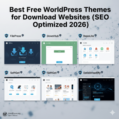 Best Free WordPress Themes for Download Websites (SEO Optimized 2026)